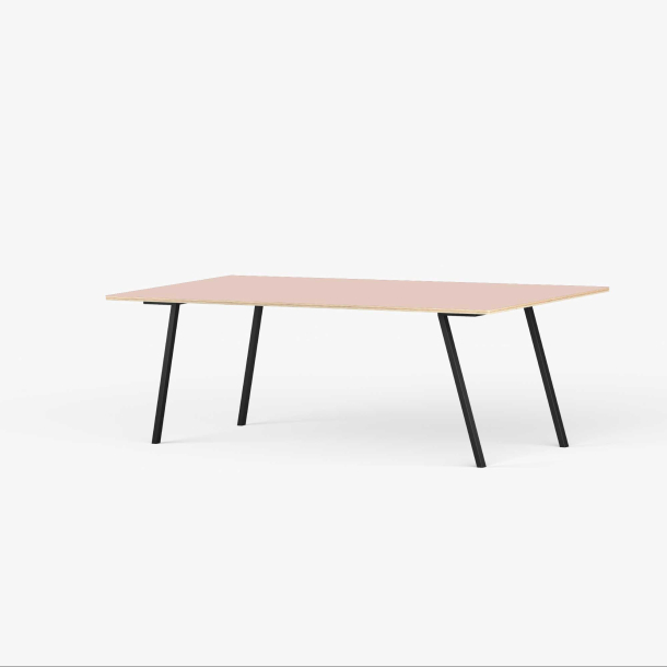 Domusnord Line View Linoleums konferencebord og mdebord krydsfinr 200 x 90 cm i 14 farver