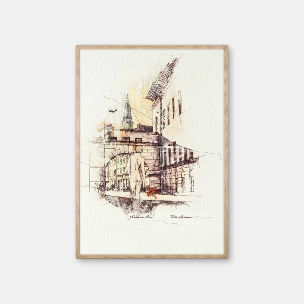 Ditte Srensen | Madstitch The Courthouse Passage Poster 50x70