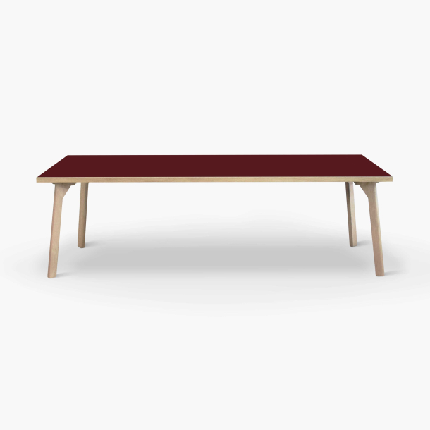 Domusnord Room Linoleum konferencebord og mdebord i Eg 230 x 90 cm i 19 farver