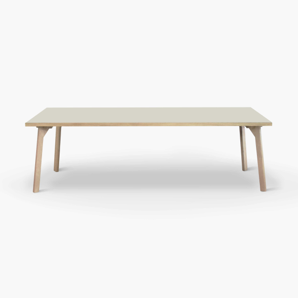 Domusnord Room Linoleum konferencebord og mdebord i Eg 230 x 90 cm i 19 farver