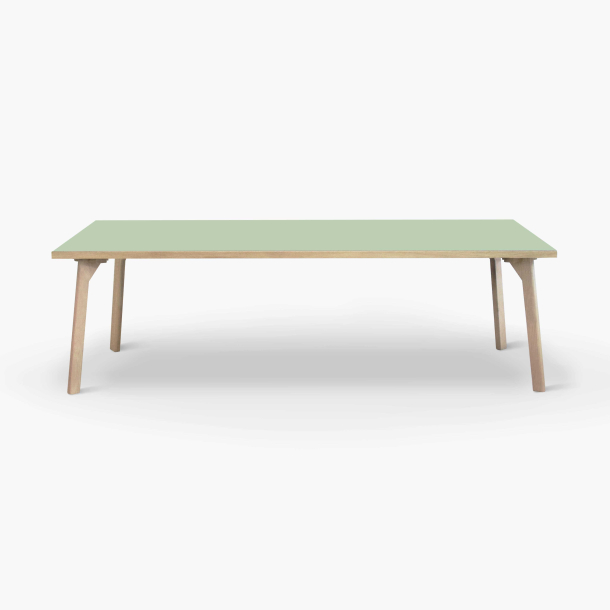 Domusnord Room Linoleum konferencebord og mdebord i Eg 230 x 90 cm i 19 farver