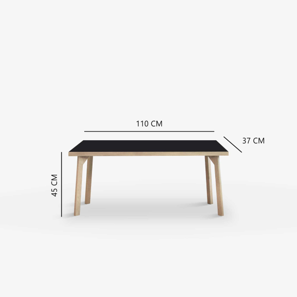 Domusnord Room Bnk Eg Tr med Linoleum - 110 cm - 19 farver