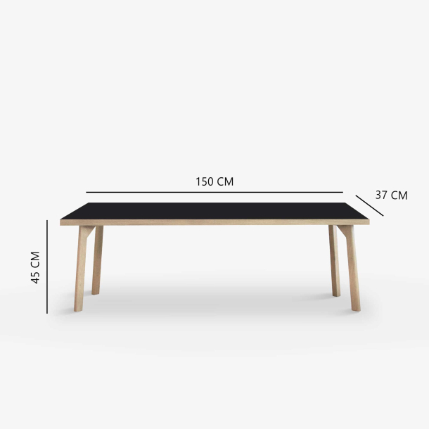 Domusnord Room Bnk Eg Tr med Linoleum - 150 cm - 19 farver