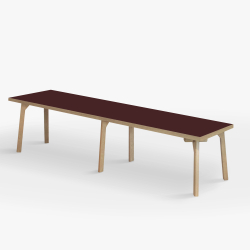 Domusnord Room Bnk Eg Tr med Linoleum - 200 cm - 19 farver