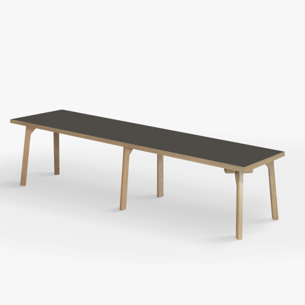 Domusnord Room Bnk Eg Tr med Linoleum - 200 cm - 19 farver