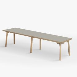 Domusnord Room Bnk Eg Tr med Linoleum - 200 cm - 19 farver