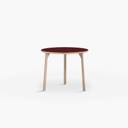 Domusnord Room round Linoleum's Dining Table in oak 70 cm in 19 colors