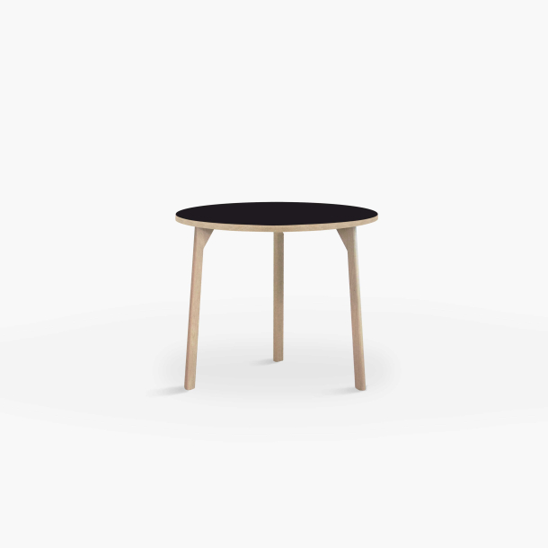 Domusnord Room round Linoleum's Dining Table in oak 70 cm in 19 colors