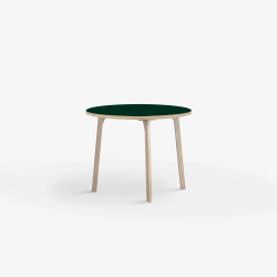 Domusnord Room round Linoleum's Dining Table in oak 70 cm in 19 colors