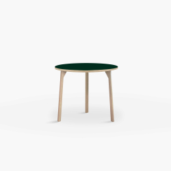 Domusnord Room round Linoleum's Dining Table in oak 70 cm in 19 colors