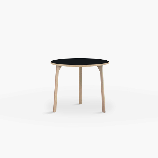 Domusnord Room round Linoleum's Dining Table in oak 70 cm in 19 colors