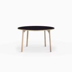 Domusnord Room rundt Linoleums konferencebord og mdebord i eg 90 i 19 farver