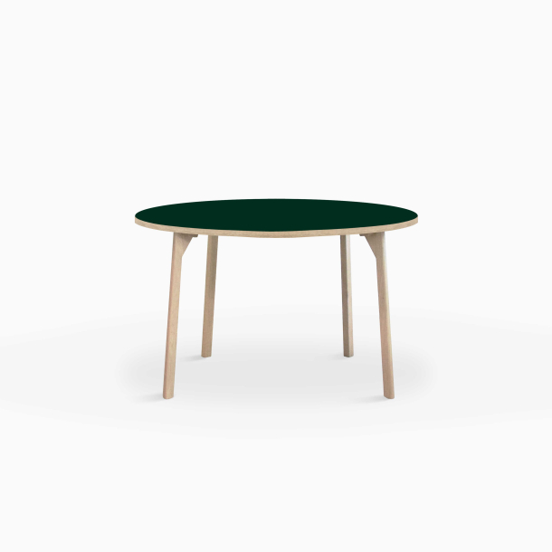 Domusnord Room rundt Linoleums konferencebord og mdebord i eg 90 i 19 farver