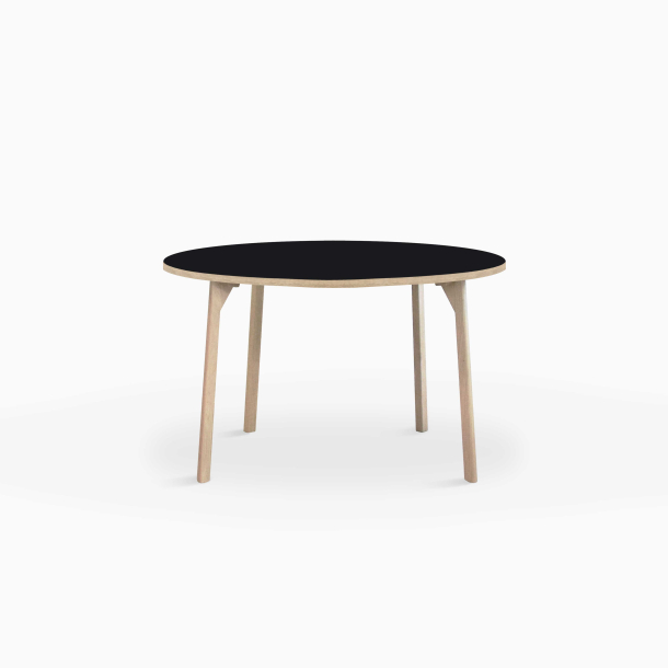 Domusnord Room rundt Linoleums konferencebord og mdebord i eg 90 i 19 farver