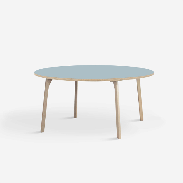 Domusnord Room rundt Linoleums Spisebord i eg 110 cm i 19 farver