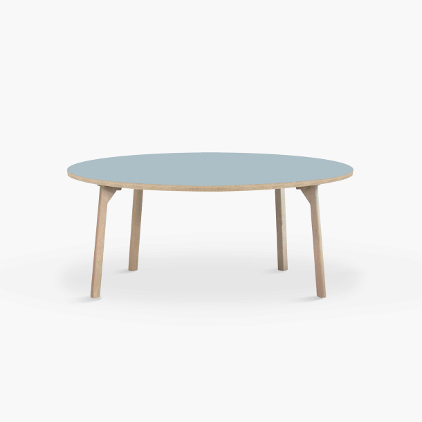 Domusnord Room rundt Linoleum konferencebord og mdebord i eg 130 i 19 farver