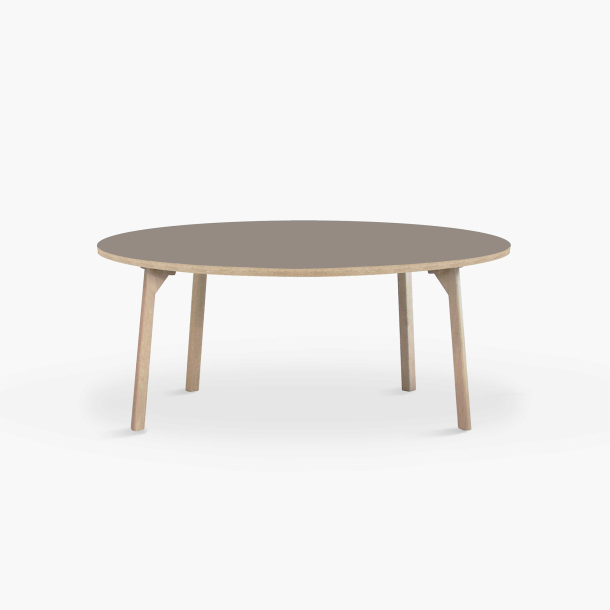 Domusnord Room rundt Linoleums Spisebord i eg 110 cm i 19 farver