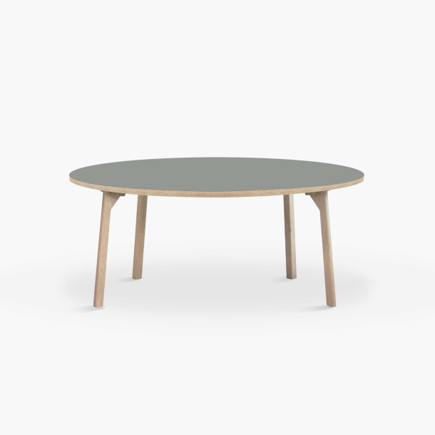 Domusnord Room rundt Linoleum konferencebord og mdebord i eg 110 i 19 farver