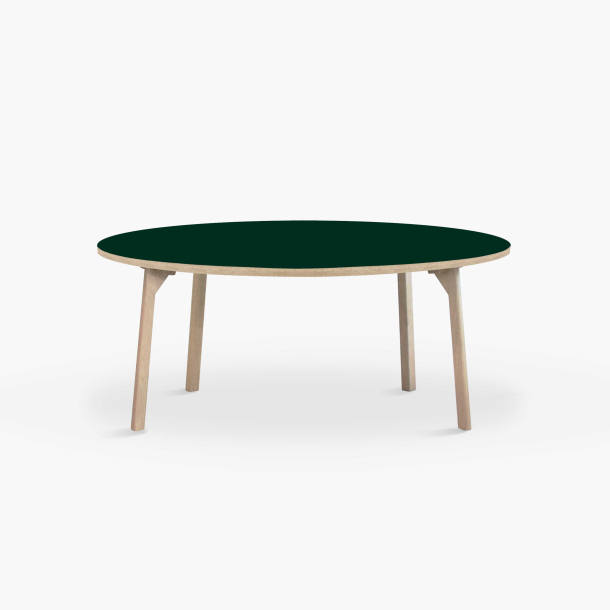 Domusnord Room rundt Linoleum konferencebord og mdebord i eg 110 i 19 farver