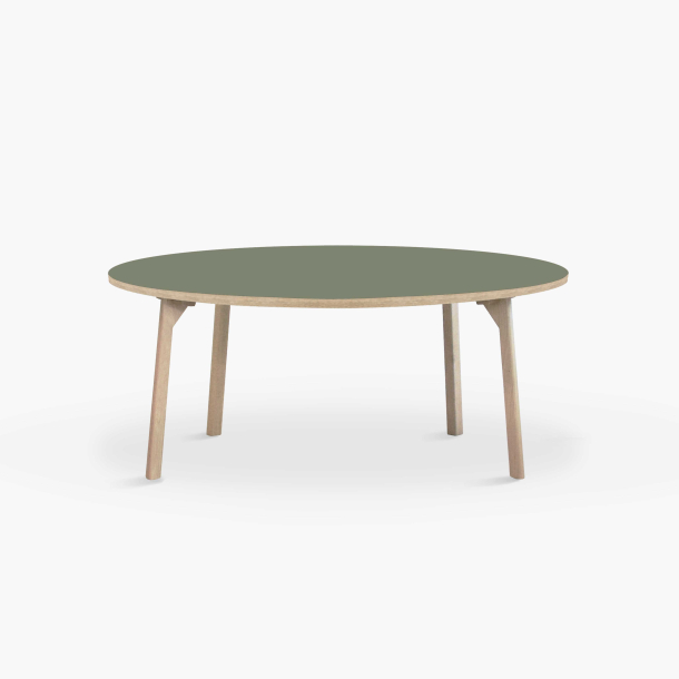 Domusnord Room rundt Linoleum konferencebord og mdebord i eg 110 i 19 farver