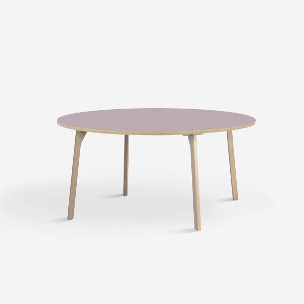 Domusnord Room rundt Linoleums Spisebord i eg 110 cm i 21 farver