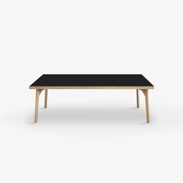 Domusnord Sofabord Room Lounge Table  med linoleum og eg kant 120x60