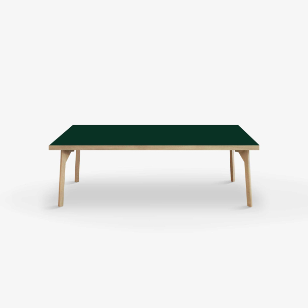 Domusnord Sofabord Room Lounge Table  med linoleum og eg kant 120x60