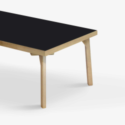 Domusnord Sofabord Room Lounge Table  med linoleum og eg kant 120x60