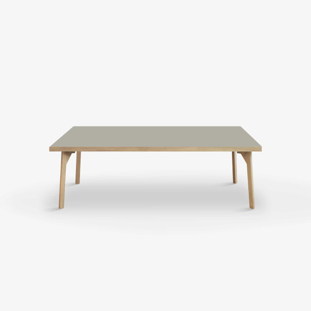 Domusnord Sofabord Room Lounge Table  med linoleum og eg kant 120x60