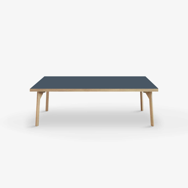 Domusnord Sofabord Room Lounge Table  med linoleum og eg kant 120x60