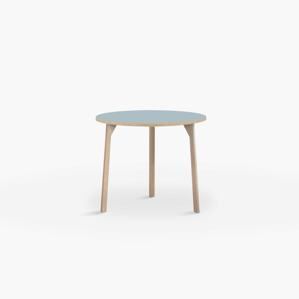 Domusnord Room rundt Linoleum konferencebord og mdebord i eg 70 i 19 farver