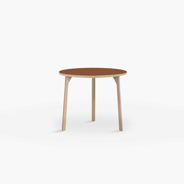 Domusnord Room rundt Linoleum konferencebord og mdebord i eg 70 i 19 farver