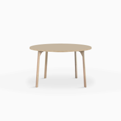 Domusnord Room rundt Linoleums Spisebord i eg 90 cm i 19 farver