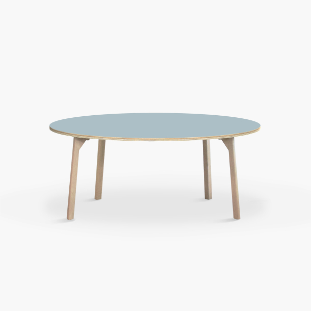 Domusnord Studio round Linoleum's Dining Table in plywood 120 cm in 19 colors
