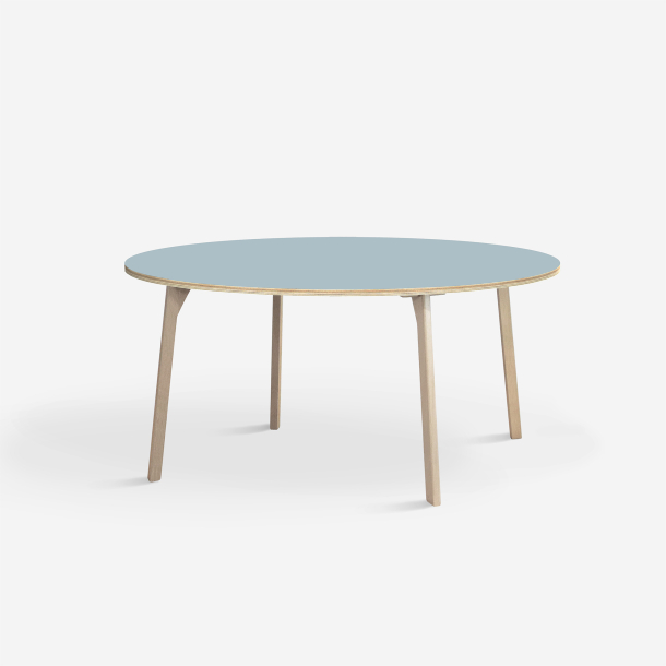 Domusnord Studio round Linoleum's Dining Table in plywood 110 cm in 19 colors