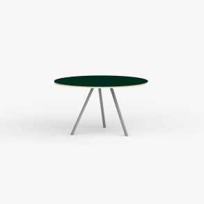 Domusnord Line View Linoleums rundt Spisebord krydsfinr 110 cm i 19 farver