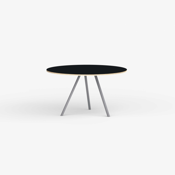 Domusnord Line View Linoleums rundt Spisebord krydsfinr 110 cm i 19 farver