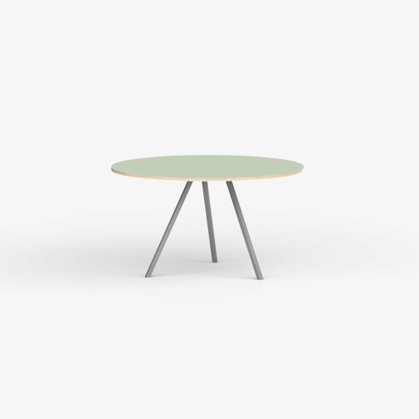 Domusnord Line View Linoleums rundt Spisebord krydsfinr 110 cm i 19 farver