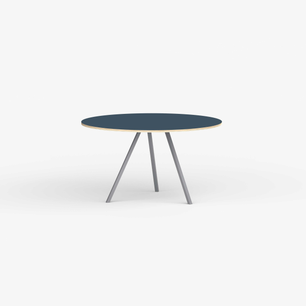 Domusnord Line View Linoleums rundt Spisebord krydsfinr 110 cm i 19 farver