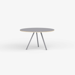 Domusnord Line View Linoleums rundt Spisebord krydsfinr 110 cm i 19 farver