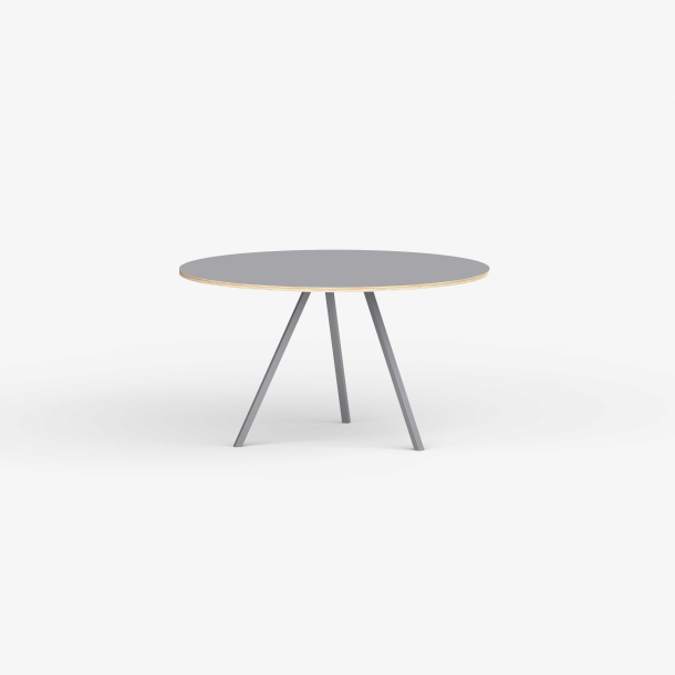 Domusnord Line View Linoleums rundt Spisebord krydsfinr 110 cm i 19 farver