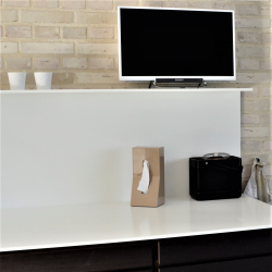 Stand design Kleenex holder steel  White