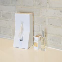 Stand Design Tissuedoos-houder  Witte Staal