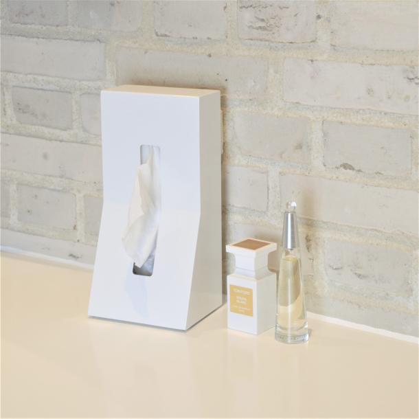 Stand design Kleenex holder steel  White