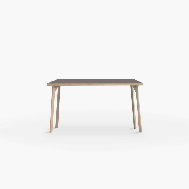 Domusnord Room Linoleum Bureau van Eikenhout 140 x 70 cm - Mauve / Bruin