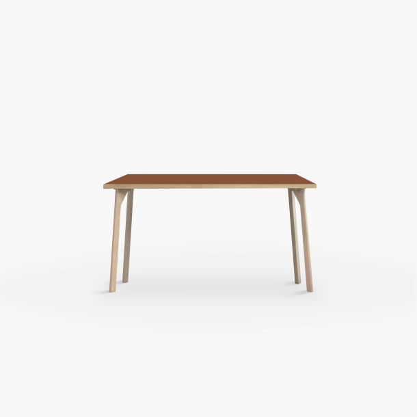 Domusnord Room Linoleum Desk in Oak 120 x 60 cm in 19 colors