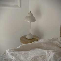 Domusnord Bubble Free - Batteri Dansk Design Lampe gr� blank