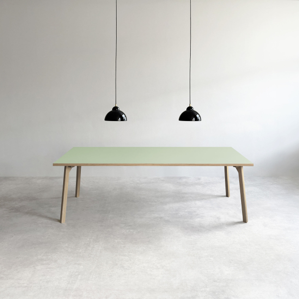 Domusnord Room Linoleums Stort Spisebord i Eg 230 x 90 cm i 19 farver