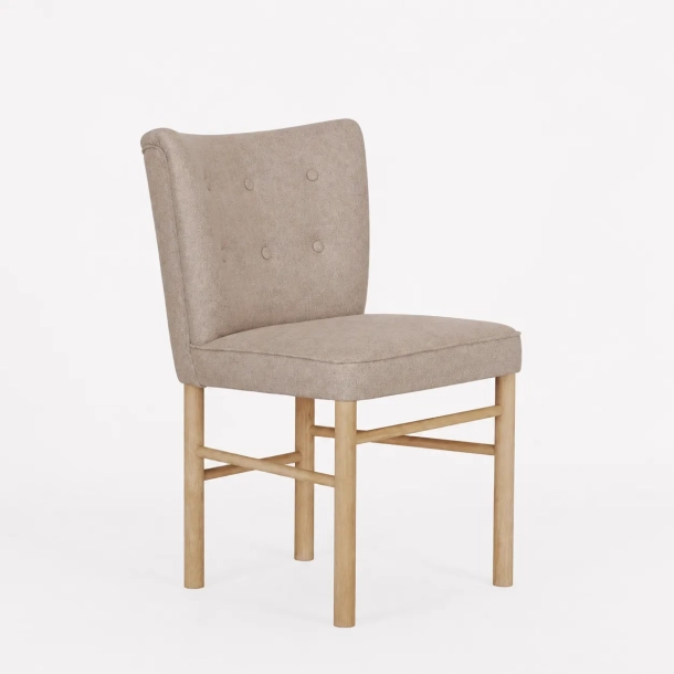 Domusnord Take a Break Spisebordsstol - Gr� beige og Eg