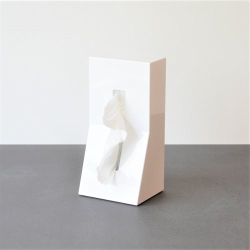 Stand Design Tissuedoos-houder  Witte Staal